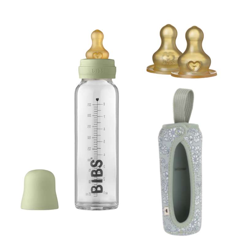 BIBS Bottle Bundle - No7 - Large - Sage/Capel 