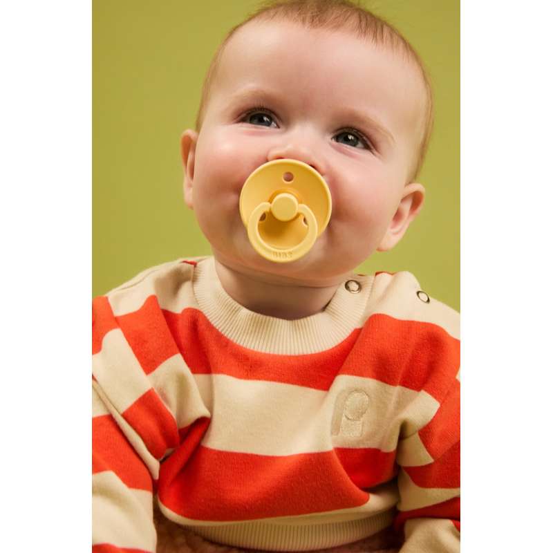 BIBS Anatomisk Colour Sut - 2-Pak - Str. 1 - Naturgummi - Pale Butter/Wasabi