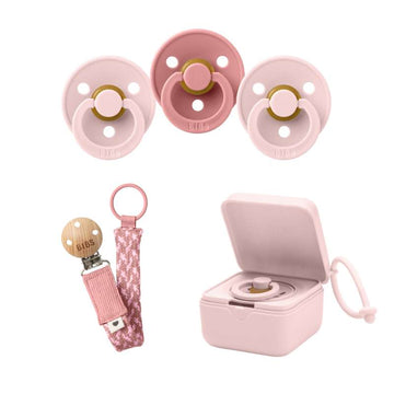 BIBS Pachet - Nr. 4 - Floare/Roz prăfuit 