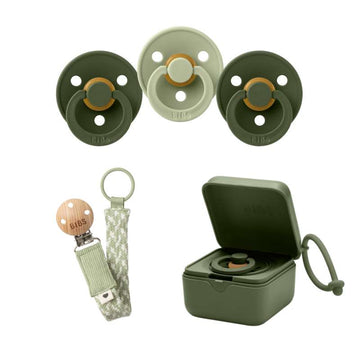 BIBS Bundle - No4 - Vert chasseur/Sauge