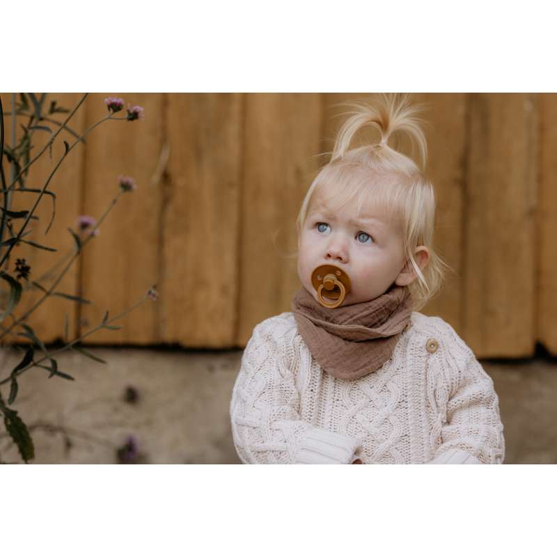 Bibs Okrugla Colour Duda - Sampak - 3 kom. - vel. 2 - Down to Earth 