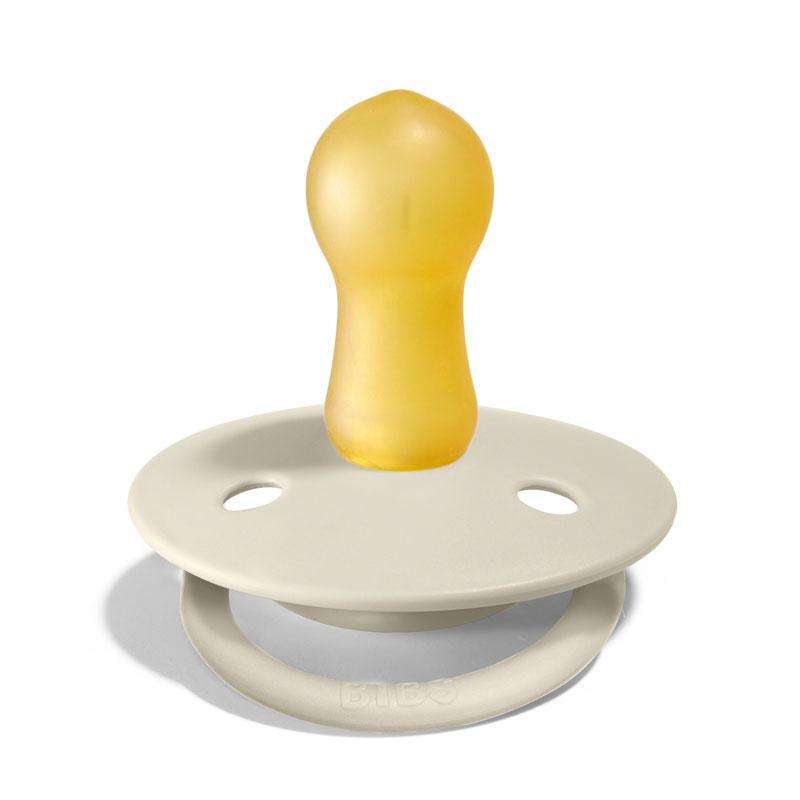 BIBS Rund De Lux Sut - 2-Pak - Onesize - Silikone - Ivory/Sage