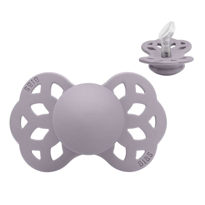 BIBS Symmetrisk Infinity Sut - Str. 1 - Silikone - Fossil Grey