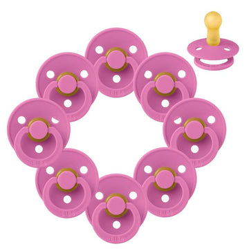 Sucette Bibs Rond Colour - Sampak - 8 pcs. - t. 2 - Chewing-gum 