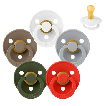 Sucette Bibs Rond Colour - Sampak - 5 pcs. - t. 2 - La Collection de Noël 