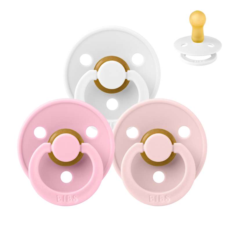 Succhietto Bibs Rotondo Colour - Sampak - 3 pezzi - tg. 2 - Dai Barbie 