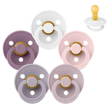 Bibs Кръгъл Colour Биберон - Sampak - 5 бр. - р-р 2 - Прекрасни люляци 