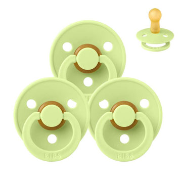 Sucette Bibs Rond Colour - Pack de 3 pièces - t. 2 - Matcha 