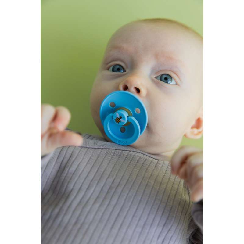 BIBS Rund Colour Sut - Str. 1 - Naturgummi - Studio - Bumblebee - Breeze