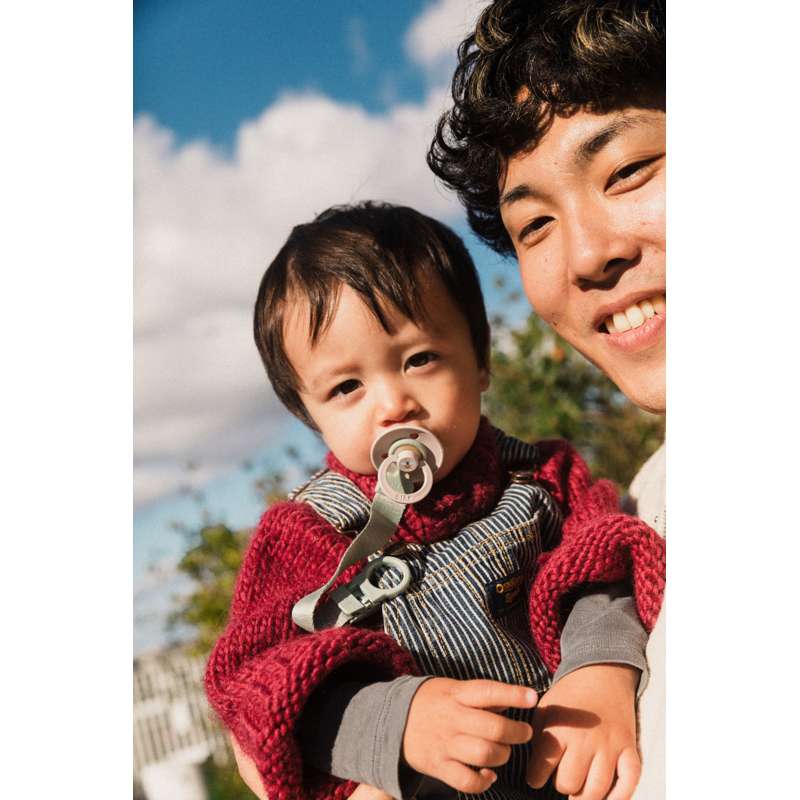 BIBS Rund Colour Sut - Str. 3 - Naturgummi - Studio - Bumblebee - Mushroom