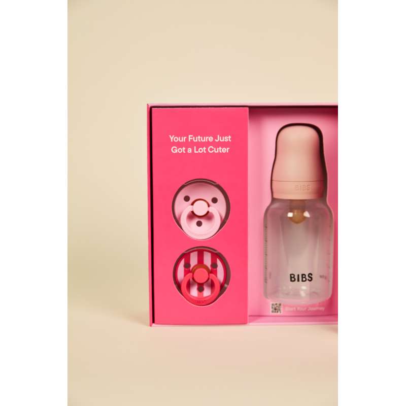 BIBS Coffret cadeau bébé - Sprinkle - Blush 