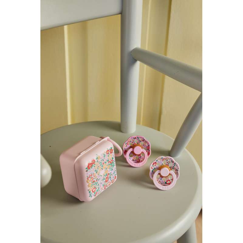 BIBS Zubehör Schnullerbox - Sutteboks - Liberty - Oscar Meadow/Blossom 