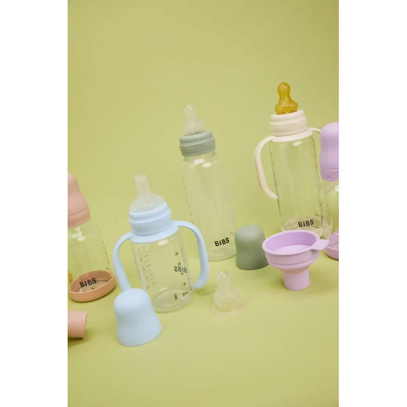 BIBS Bottle - Tilbehør - Flaskehåndtag til Sutteflaske - Baby Blue