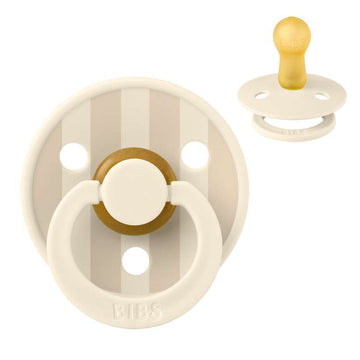 Bibs Kulatý Colour Dudlík - vel. 2 - přírodní guma - Studio - Blok - Vanilka 