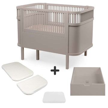 Sebra Sengen - Klassisk - m. Kid'oh Madras - Jetty Beige - Bundle 3
