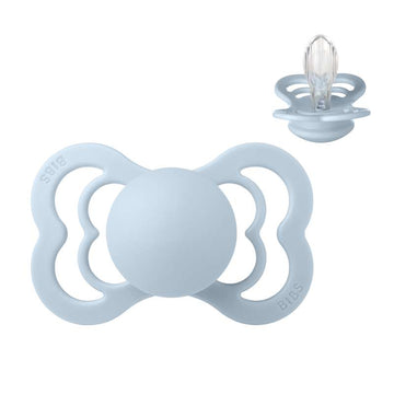 BIBS Supreme Chupeta - Tam. 2 - Silicone - Baby Blue