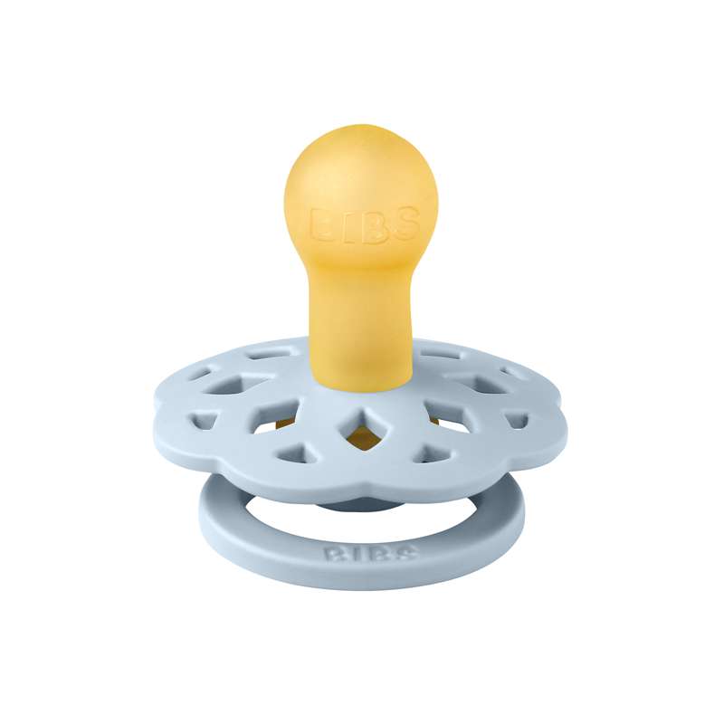 Suzeta Bibs Boheme - măr. 1 - cauciuc natural - Albastru de bebeluș 