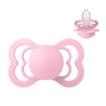 BIBS Symetrická Supreme dudlík - vel. 2 - Silikon - Baby Pink 