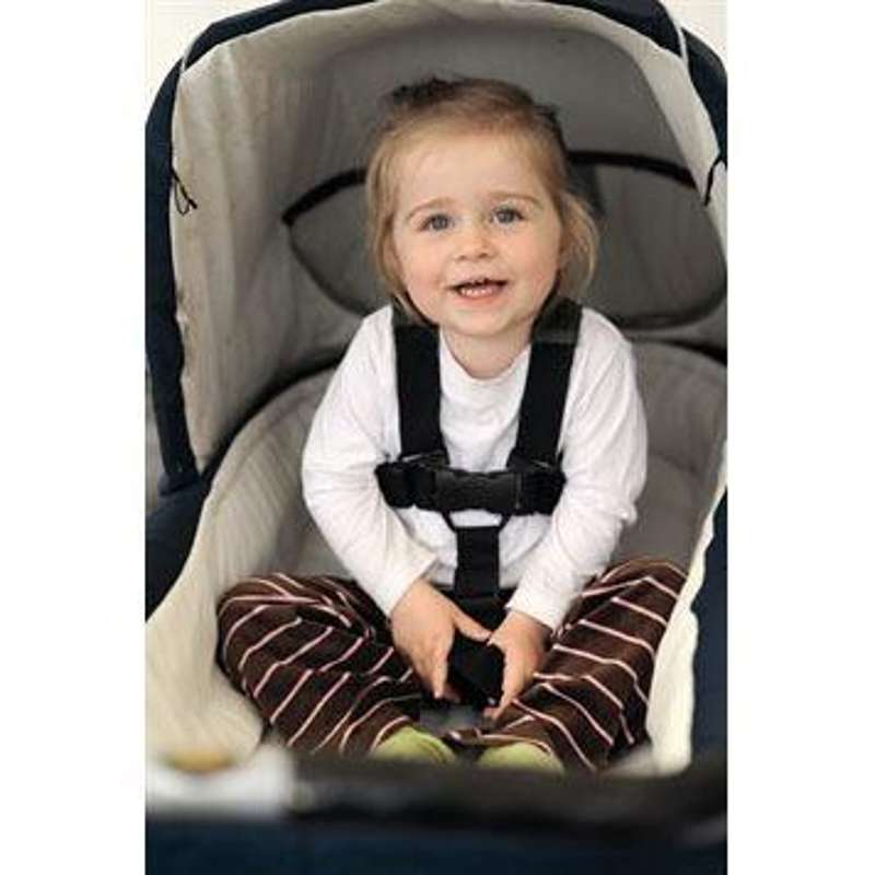 Tønnesen Stroller Harness Snup-let 2 in Black