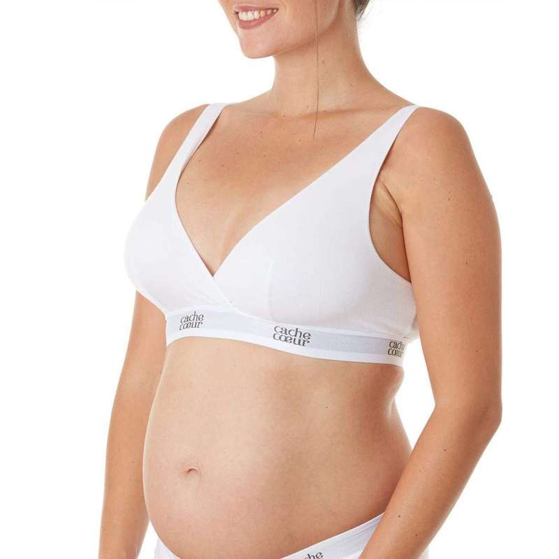 Cache Coeur Life - Maternity and breastfeeding bra-White