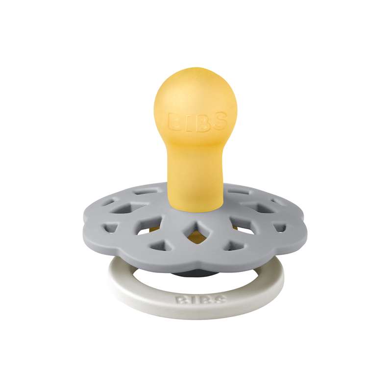 Bibs Boheme Pacifier - sz. 1 - natural rubber - GLOW - Cloud 