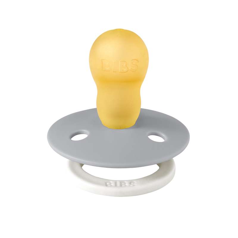 Bibs Ronde Colour Fopspeen - mt. 3 - natuurrubber - GLOW - Cloud 