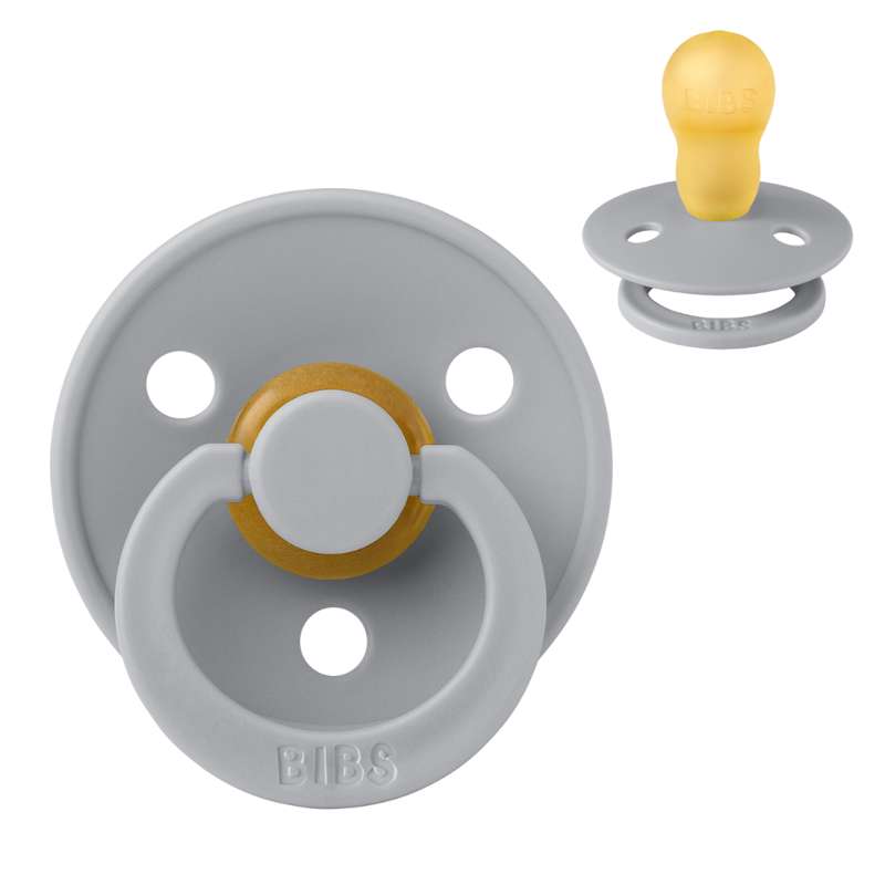 Bibs Ronde Colour Fopspeen - mt. 3 - natuurrubber - Cloud 