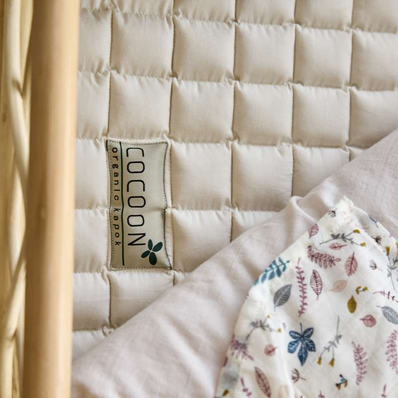 Cocoon Company Matelas roulé pour berceau - Kapok - 40x80