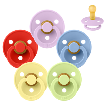 Bibs Pyöreä Colour Tutti - Sampak - 5 kpl - k. 2 - Sateenkaaren värit 