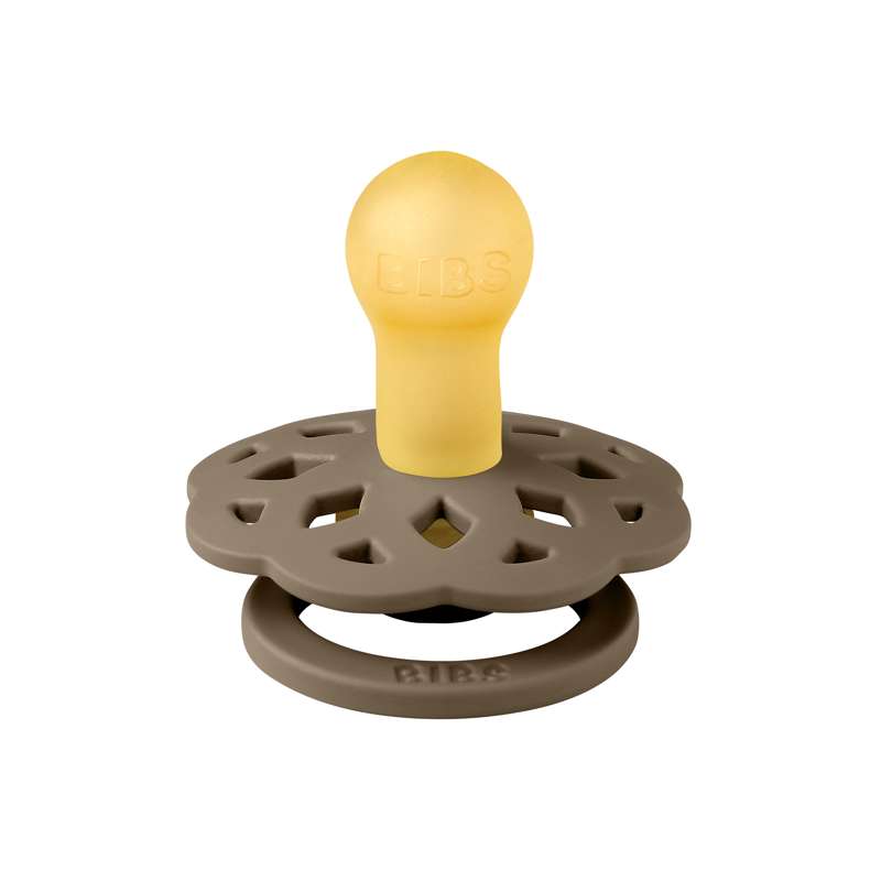 Suzeta Bibs Boheme - măr. 1 - cauciuc natural - Stejar Întunecat 