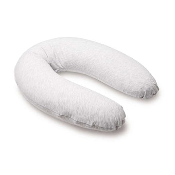 Doomoo Coussin d'allaitement/de grossesse - Chinée - Gris clair 