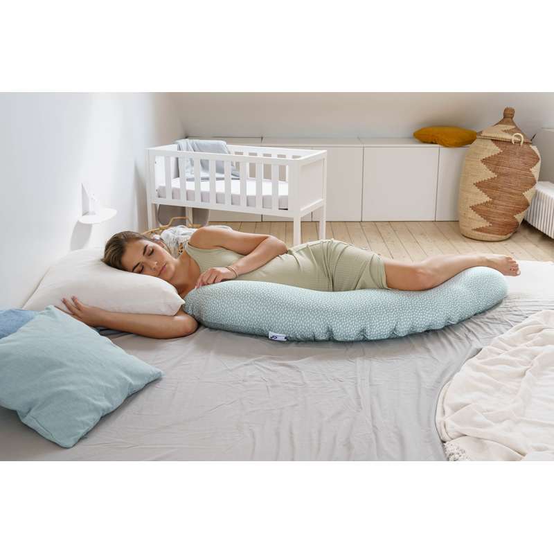 Doomoo Nursing/Pregnancy Pillow - Sky - Khaki 