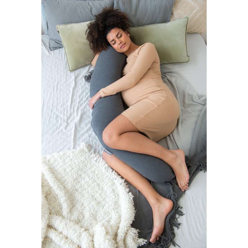 Doomoo Nursing/Pregnancy Pillow - Anthracite - Gray 