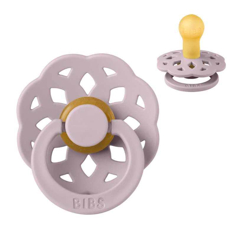 Bibs Boheme Биберон - р-р 1 - естествен каучук - Мрачен люляк 