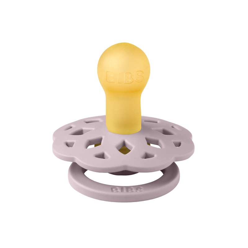 Suzeta Bibs Boheme - măr. 1 - cauciuc natural - Lila întunecată 