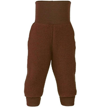 Engel Natur Babyhose - Wollfleece - Zimtmeliert