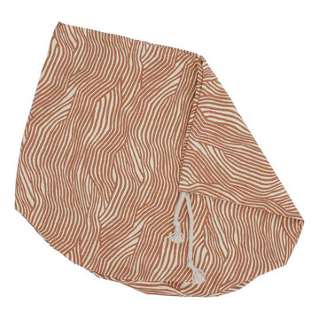 HAPS Nordic Storage Bag with Drawstring Closure - Terracotta Wave