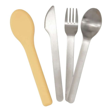 HAPS Nordic Picnic Cutlery Set with Case - Sun Light