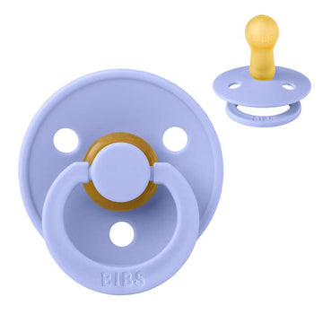 Bibs Кръгъл Colour Биберон - р-р 2 - естествен каучук - Тишина 