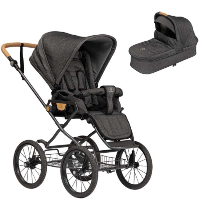 Naturkind Ida Kombikinderwagen Max - 96cm. - Graphit