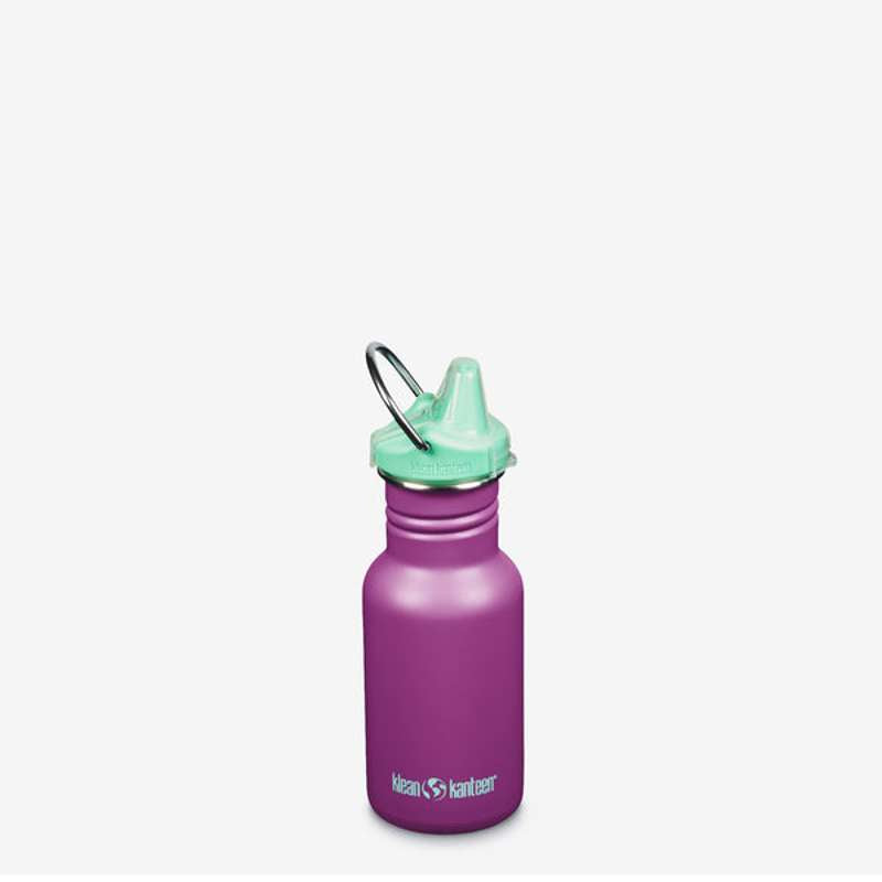 Klean Kanteen Classic Water Bottle - Kid SippyCap - 355ml - Sparkling Grape 