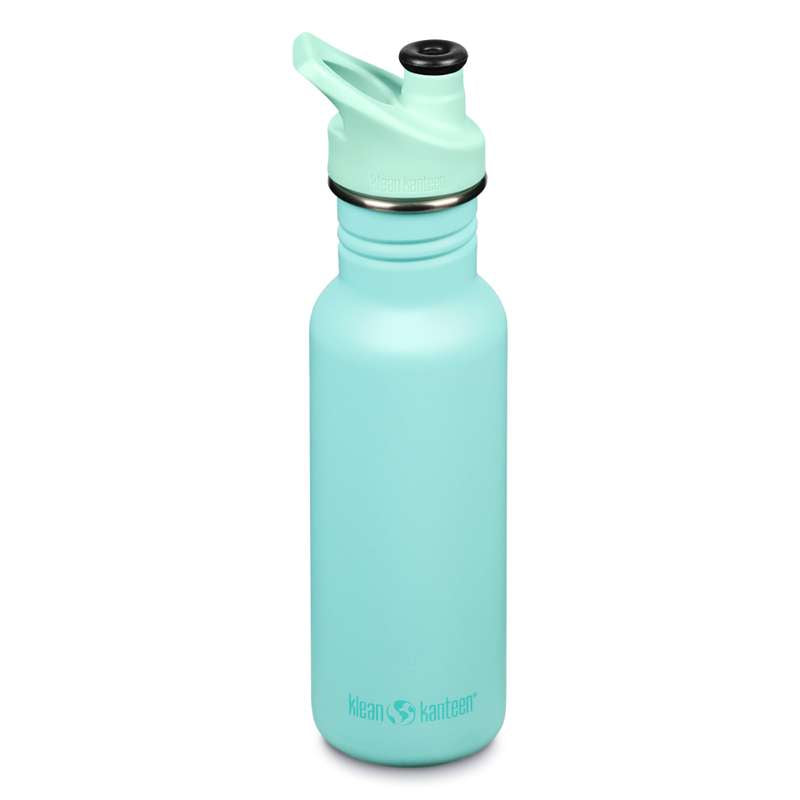 Klean Kanteen Classic Water Bottle - SportCap - 532ml - Pastel Turquoise 