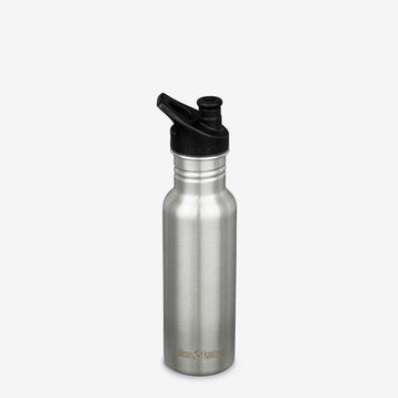 Klean Kanteen Classic Drikkedunk - SportCap - 532ml - Brushed Stainless