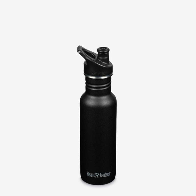 Klean Kanteen Classic Fľaša na pitie - SportCap - 532ml - Čierna 