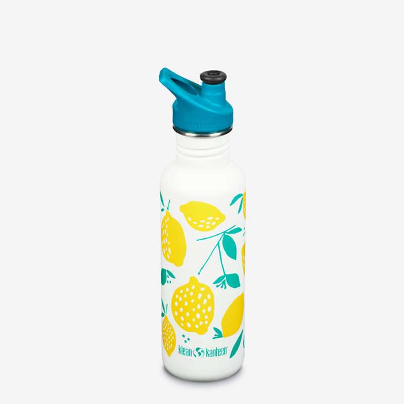 Klean Kanteen Classic Bouteille d'eau - SportCap - 800ml - Citrons 