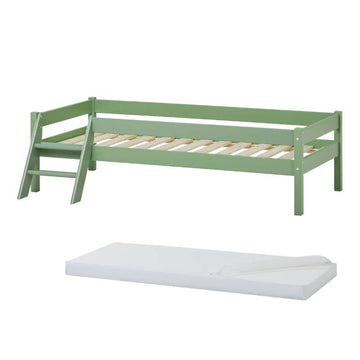 Kid'oh Juniorseng m. Sweet Dream Madras - 70x160 cm - Grøn