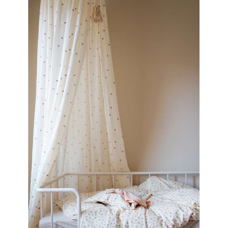 Konges Sløjd Bed Canopy with print - CHERRY