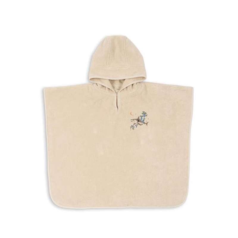 Konges Sløjd Terry Poncho s. Vezenje - GOTS - Ljetni pijesak 