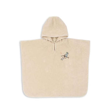 Konges Sløjd Terry Poncho s. Vezenje - GOTS - Ljetni pijesak 