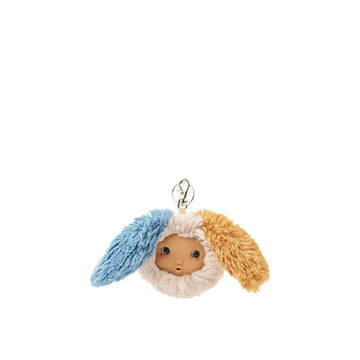 Liewood Kiara Riley Plush Doll Keychain - Sandy/Yuzu/Beach Blue